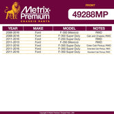 Front Stabilizer Bar Bushing Kit  49288MP